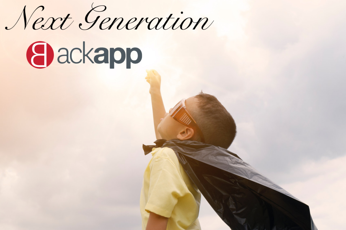 Next Generation Backapp superhero artwork